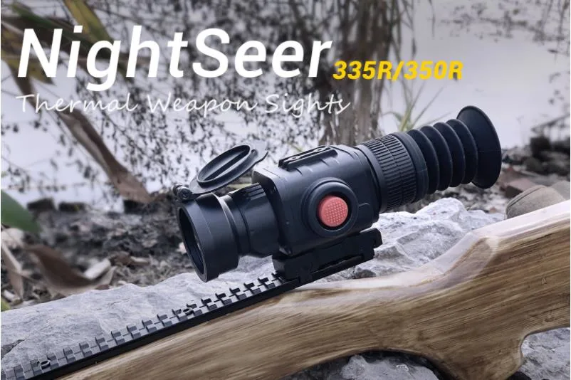 Design Thermal Add-on Riflescope with 25mm 35mm 50mm Lens Clip-on Thermal Imaging Attachment