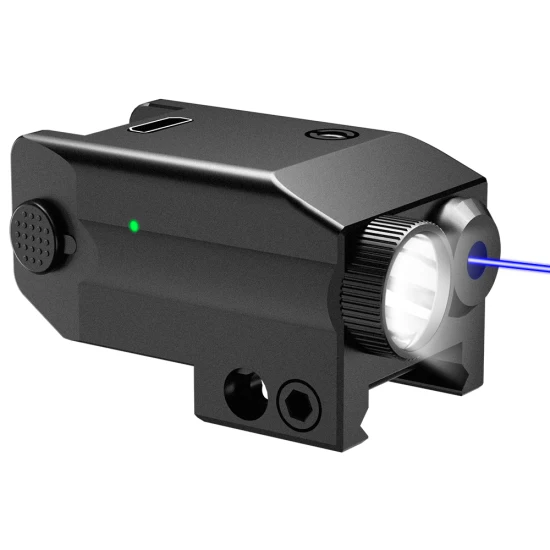 Mini Red DOT Laser Sight Lampe de poche LED tactique 2 In1 Combo Accessoires de chasse pour Guns Glock