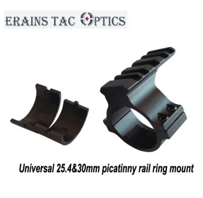 Standard tactique 25,4 et 30 mm Picatinny Weaver Rail Scope Ring Mount