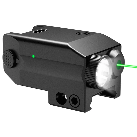 Lunette de visée tactique à point rouge compacte, lunette de visée combinée optique, adaptée à la visée Laser à Rail de 20mm pour la chasse